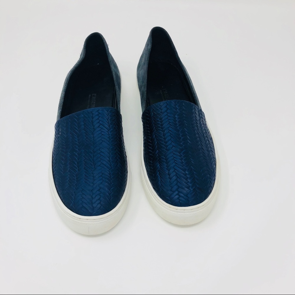 L’Agence leather embossed slip-ons - Picture 3 of 8